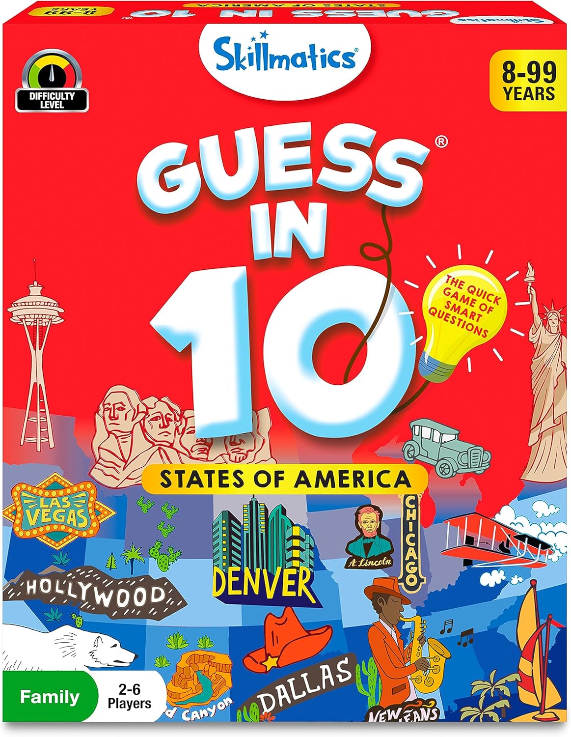 guess in 10 states of america