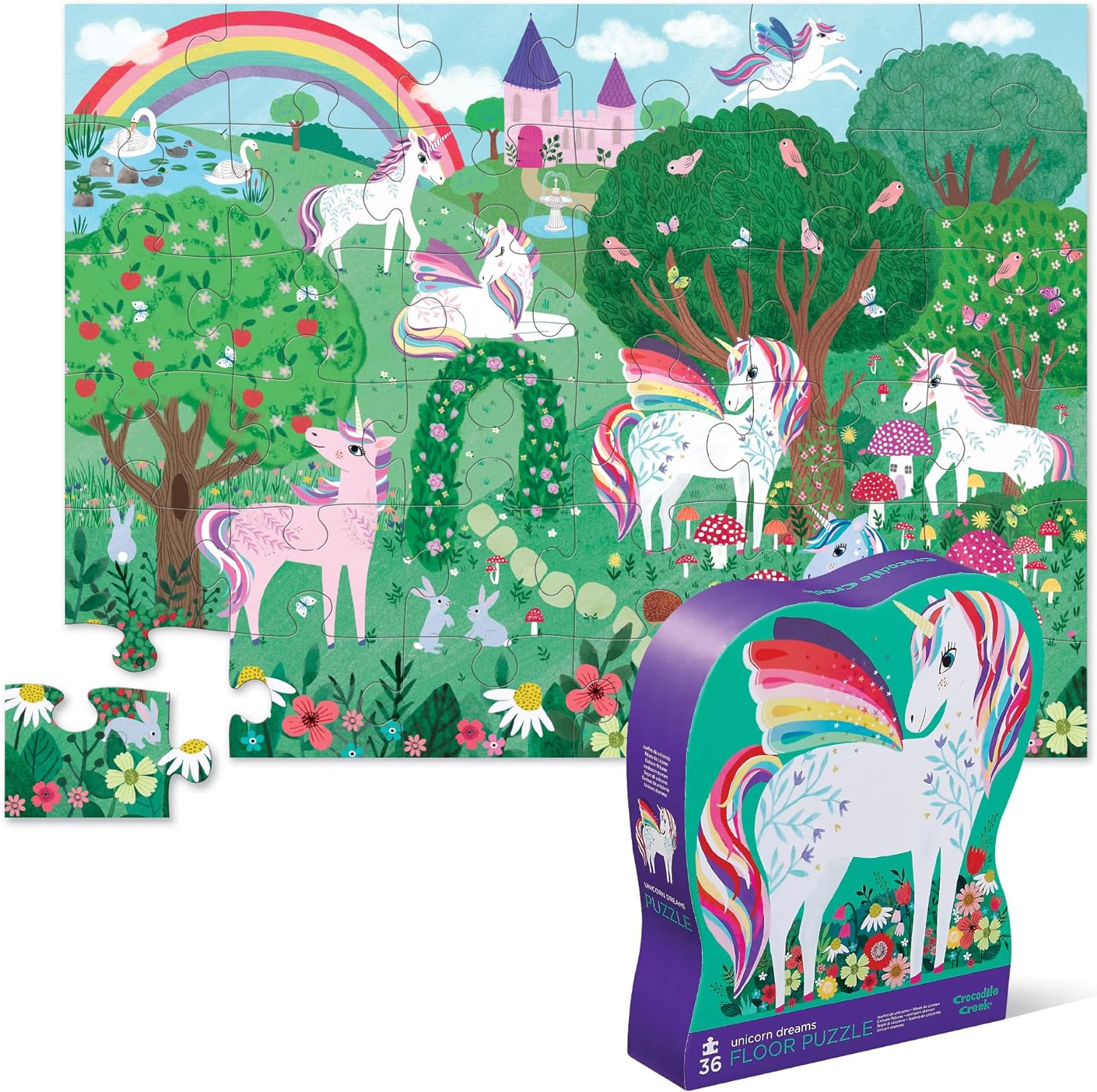 unicorn dreams floor puzzle