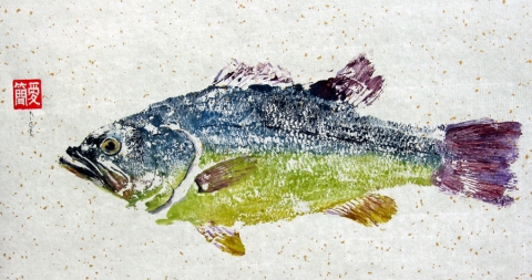 Gyotaku Fish Print