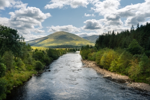 River and mountains