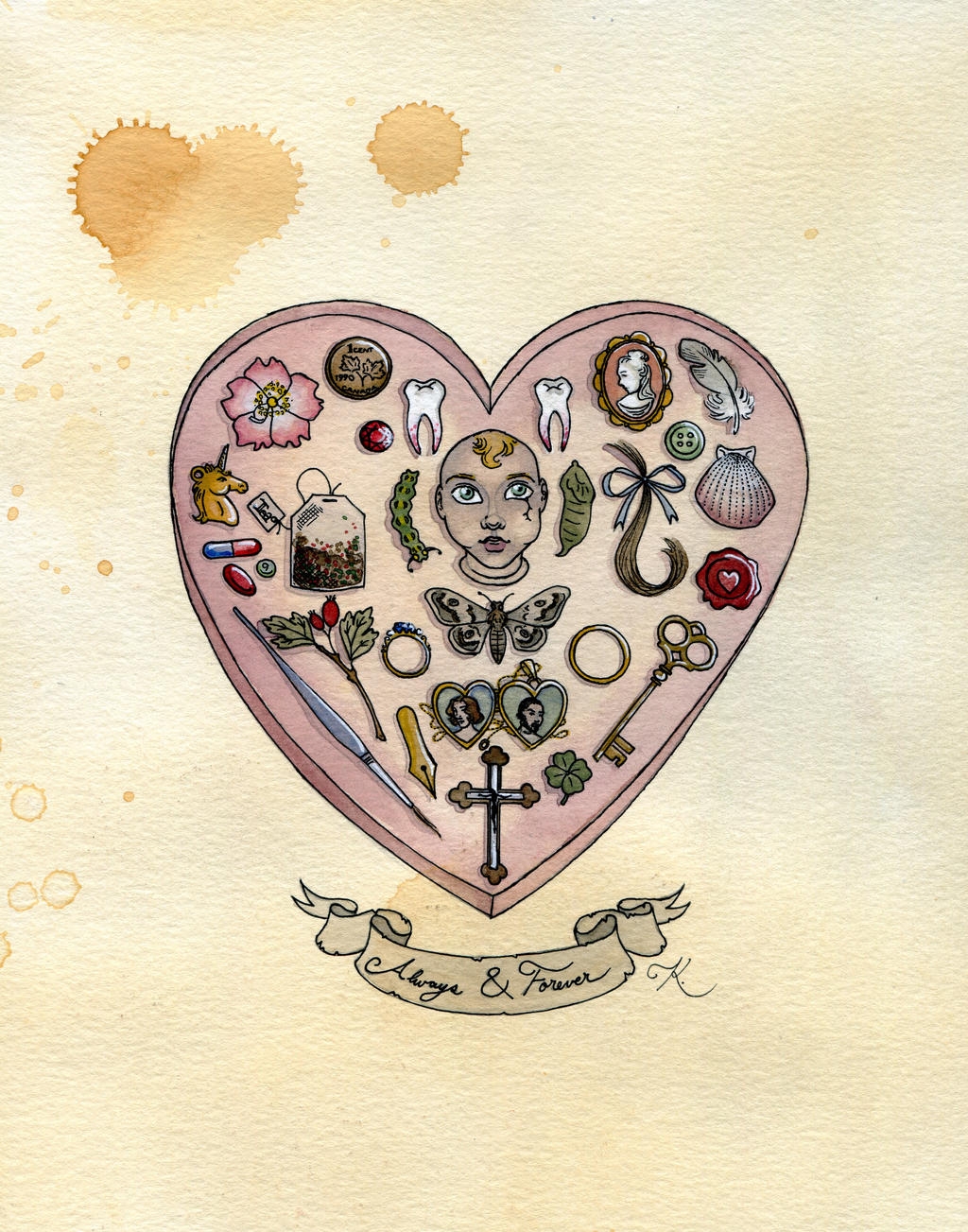 My heart shaped box by kitty grimm