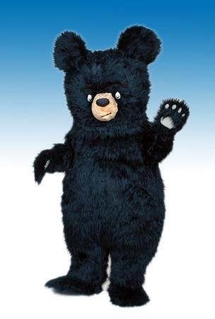 Bruce the Bear in Costume