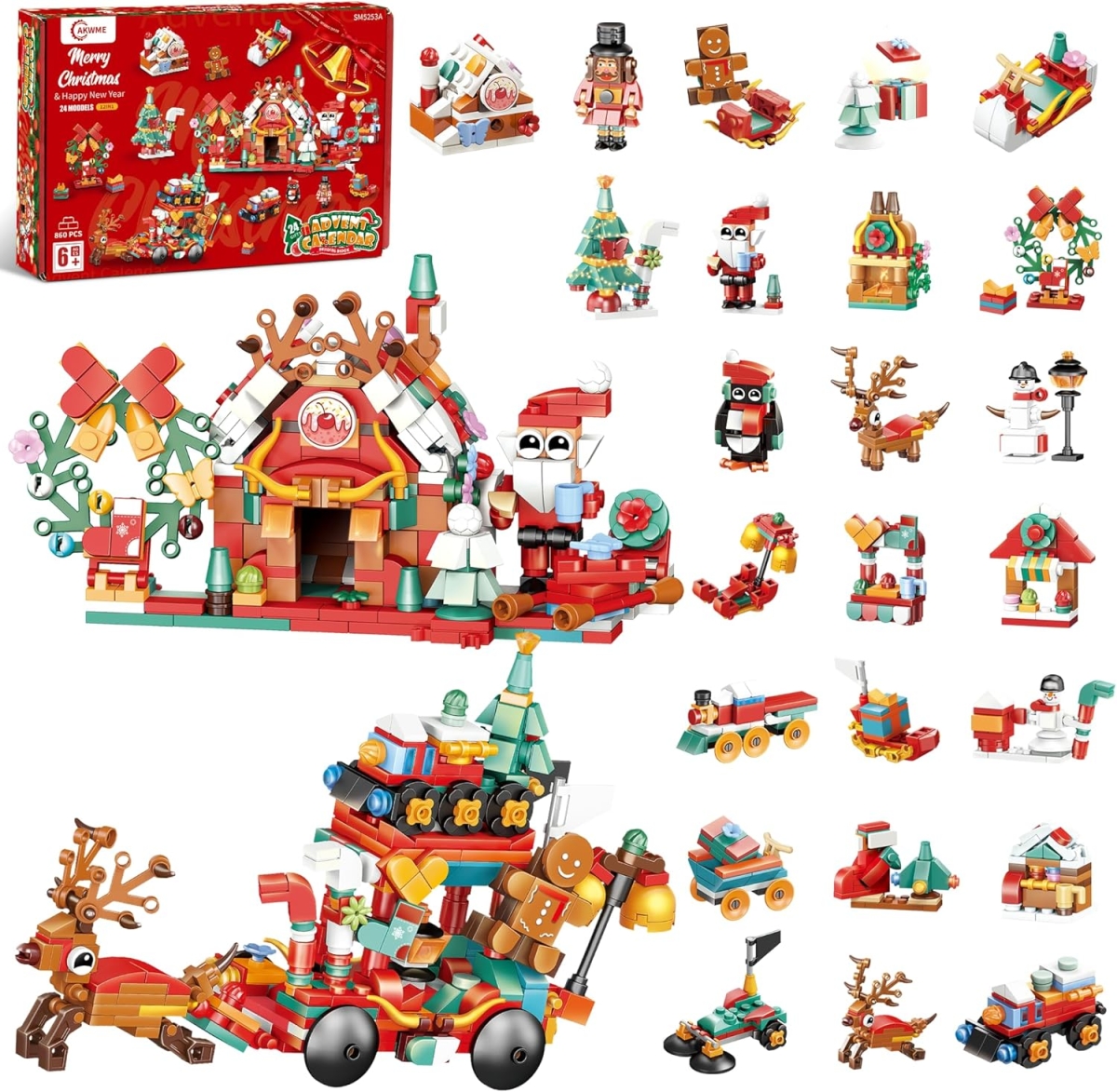 Mini Holiday building kits to take home.