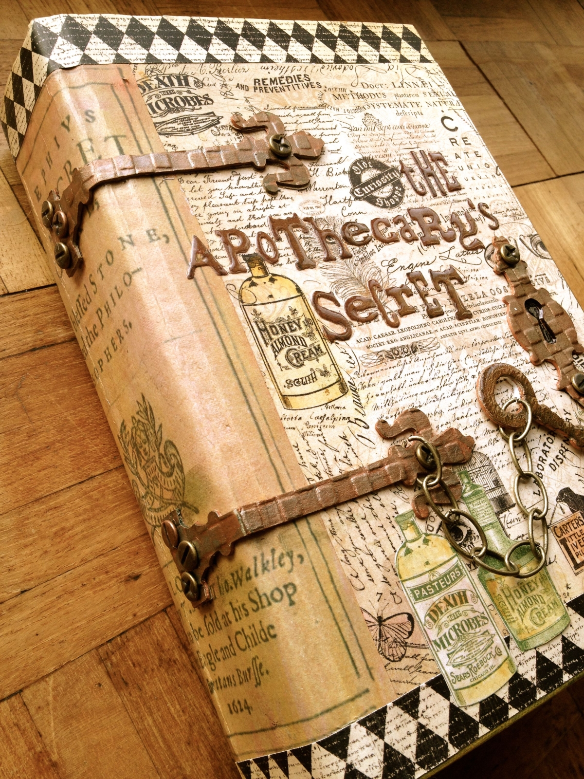 Decoupage Book Box